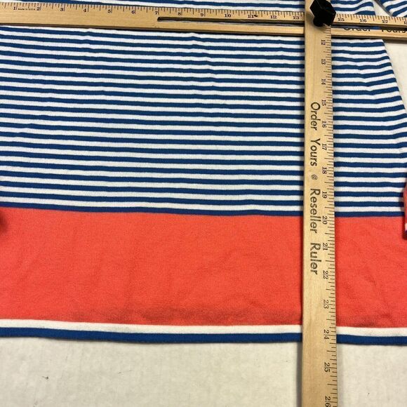 Sail to Sable Tunic Sweater Striped Long Sleeve Nautical Preppy Pullover XS - Picture 6 of 10